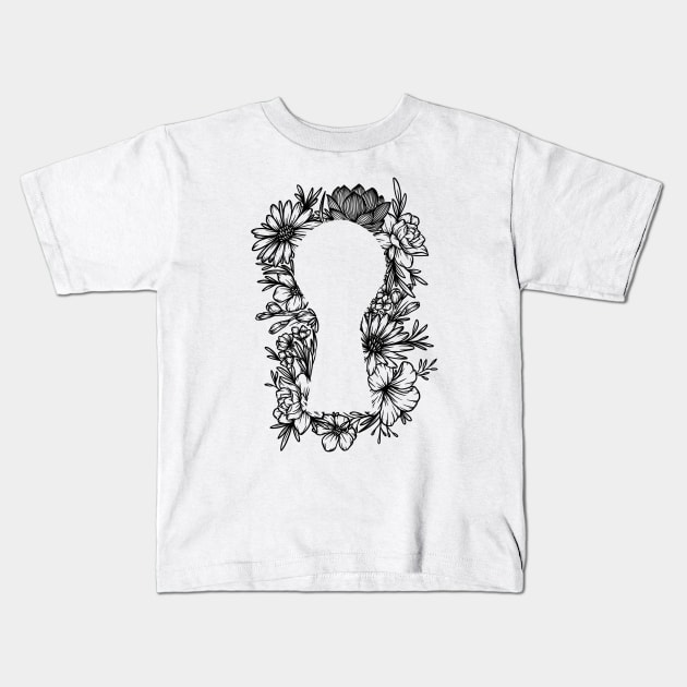 Key to Beauty Kids T-Shirt by P7 illustrations 